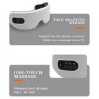 Eye Massager with Heat Vibration Relieve Fatigue Improve Sleeping Smart Eye Mask Wireless Connection Music Office Eye Relaxation